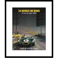 24 Heures Du Mans 52cm x 62cm Picture By Zucarto Black Frame