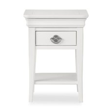 Chantilly Bedside Locker White (Multiple Sizes)