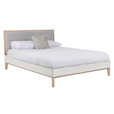 Alex Bedstead Light Grey & Oak (Multiple Sizes)
