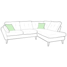 Rioja 4+ Seater Corner Sofa With Chaise LHF Fabric Category C Rioja 4+ Seater Corner Sofa With Chaise LHF Fabric Category C