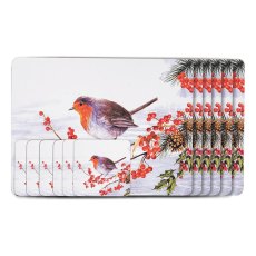 Robin Placemats & Coasters (Set Of 6) Robin Placemats & Coasters (Set Of 6)