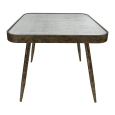 Ainé Side/Lamp Table Gold & Black Ainé Side/Lamp Table Gold & Black