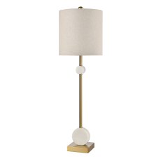 Luanda Table Lamp Brs Base With Linen Shade Luanda Table Lamp Brs Base With Linen Shade