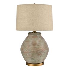 Cari Table Lamp Brown Base With Cream Shade Cari Table Lamp Brown Base With Cream Shade
