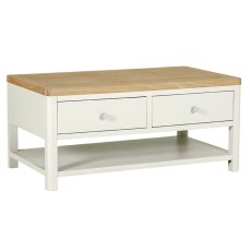 Freya Coffee Table White & Oak Freya Coffee Table White & Oak