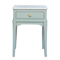 Monroe 1 Drawer Side/Lamp Table Sage & Marble Monroe 1 Drawer Side/Lamp Table Sage & Marble