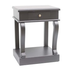 Lucy Scroll 1 Drawer Side/Lamp Table (Multiple Colours) Lucy Scroll 1 Drawer Side/Lamp Table (Multiple Colours)