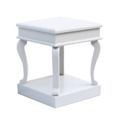 Lucy Scroll Side/Lamp Table Ivory Lucy Scroll Side/Lamp Table Ivory