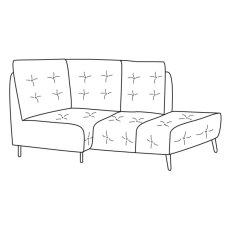 Monterosso Modular Corner Unit With 1 Seater Terminal RHF Leather Category 30 Monterosso Modular Corner Unit With 1 Seater Terminal RHF Leather Category 30