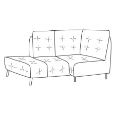 Monterosso Modular Corner Unit With 1 Seater Terminal LHF Leather Category 30 Monterosso Modular Corner Unit With 1 Seater Terminal LHF Leather Category 30