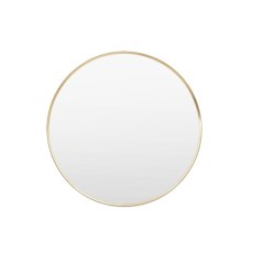 Holworth Round Wall Mirror Gold Holworth Round Wall Mirror Gold