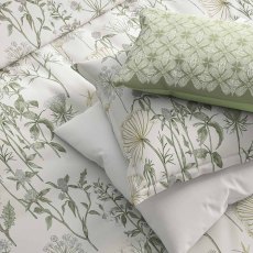 Wild Angelica Duvet Cover Set Silver & Spring Leaf (Multiple Sizes)
