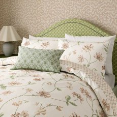 Honeysuckle & Sweetpea Duvet Cover Set Rose (Multiple Sizes)