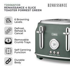 Renaissance 4 Slice Toaster Black Renaissance 4 Slice Toaster Black