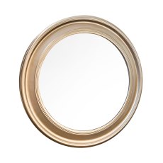 Emiline Round Wall Mirror Champagne Emiline Round Wall Mirror Champagne