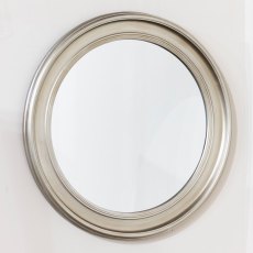 Emiline Round Wall Mirror Champagne Emiline Round Wall Mirror Champagne