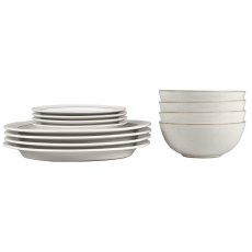Natural Canvas 12 Piece Tableware Set Natural Canvas 12 Piece Tableware Set