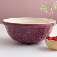 Daisy Mixing Bowl 26cm Berry