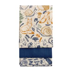 Woodland Tea Towels (Set Of 3) Woodland Tea Towels (Set Of 3)