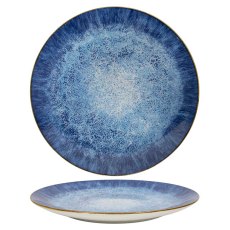 Reactive Glaze Side/Salad Plate Blue Reactive Glaze Side/Salad Plate Blue