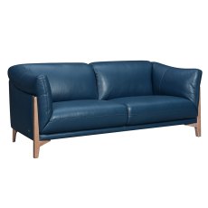 Santa Cristina 3 Seater Sofa Leather Category 15(S) Ultra Marine Santa Cristina 3 Seater Sofa Leather Category 15(S) Ultra Marine