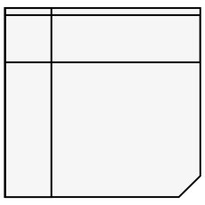 Sixtine Modular Corner Unit Square Leather Category B Sixtine Modular Corner Unit Square Leather Category B