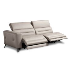 Sixtine Modular 2 Seater Electric Reclining Sofa With 2 Electric Recliners Arm LHF Leather Category Sixtine Modular 2 Seater Electric Reclining Sofa With 2 Electric Recliners Arm LHF Leather Category