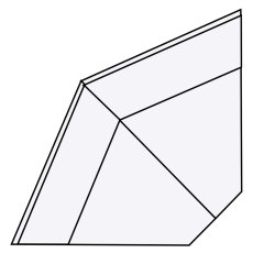 Sixtine Modular Corner Unit Angled Leather Category B Sixtine Modular Corner Unit Angled Leather Category B
