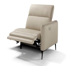 Eiger Modular Narrow 1 Seater With Electric Recliner Arm RHF Leather Category B Eiger Modular Narrow 1 Seater With Electric Recliner Arm RHF Leather Category B