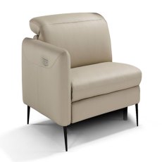 Eiger Modular Narrow 1 Seater Arm LHF Leather Category B Eiger Modular Narrow 1 Seater Arm LHF Leather Category B