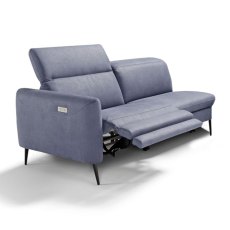 Eiger Modular 2.5 Seater Sofa With 2 Electric Recliners Arm LHF Leather Category B Eiger Modular 2.5 Seater Sofa With 2 Electric Recliners Arm LHF Leather Category B