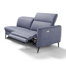 Eiger Modular 2.5 Seater Sofa With 2 Electric Recliners Arm RHF Leather Category B Eiger Modular 2.5 Seater Sofa With 2 Electric Recliners Arm RHF Leather Category B