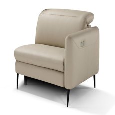 Eiger Modular Narrow 1 Seater Arm RHF Leather Category B Eiger Modular Narrow 1 Seater Arm RHF Leather Category B