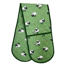 Fluffy Flock Double Oven Glove (Multiple Colours)