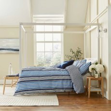 Beach House Stripe Reversible Duvet Cover Set (Multiple Sizes & Colours)