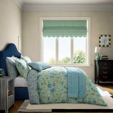 Land & Shore Bramble Reversible Duvet Cover Set Green (Multiple Sizes)