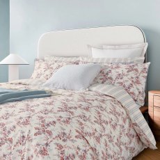 Rosanna Reversible Double Duvet Cover Set Pink & Blue