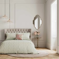 Silk Road Paisley Reversible Double Duvet Cover Set Sage