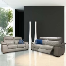 Vincenzo 3 Seater Electric Reclining Sofa With USB Charging Port Leather Cat 20 Vincenzo 3 Seater Electric Reclining Sofa With USB Charging Port Leather Cat 20