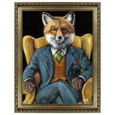 Finnegan Mini 35cm x 45cm Picture By Louise Brown Gold Frame Finnegan Mini 35cm x 45cm Picture By Louise Brown Gold Frame