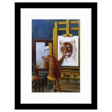 Norman Catwell 33.5cm x 43.5cm Picture By Lucia Heffernan Black Frame Norman Catwell 33.5cm x 43.5cm Picture By Lucia Heffernan Black Frame