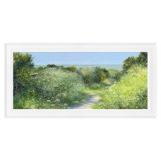 A Bright Spring Day 109cm x 54cm Picture By Heather Howe White Frame A Bright Spring Day 109cm x 54cm Picture By Heather Howe White Frame