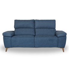 Camila 3 Seater Sofa With Storage Arms Fabric Category 1 Blue Camila 3 Seater Sofa With Storage Arms Fabric Category 1 Blue