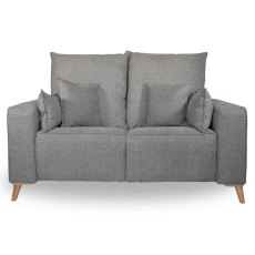 Kamy 2 Seater Sofa With Adjustable Headrest Fabric Category 1 Grey Kamy 2 Seater Sofa With Adjustable Headrest Fabric Category 1 Grey
