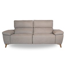 Camila 3.5 Seater Electric Reclining Sofa With Storage Arms Fabric Category 1 Stone Camila 3.5 Seater Electric Reclining Sofa With Storage Arms Fabric Category 1 Stone