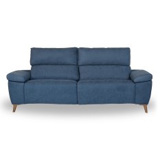 Camila 3.5 Seater Electric Reclining Sofa With Storage Arms Fabric Category 1 Blue Camila 3.5 Seater Electric Reclining Sofa With Storage Arms Fabric Category 1 Blue