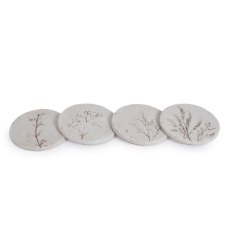 Meadows Coasters Stone With Floral Design Meadows Coasters Stone With Floral Design