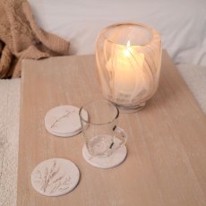 Meadows Coasters Stone With Floral Design