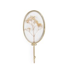 Floral/Butterfly Wall Hangings Glass (Set Of 2)