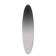 Hanna Oval Wall Mirror With Gold Details Hanna Oval Wall Mirror With Gold Details